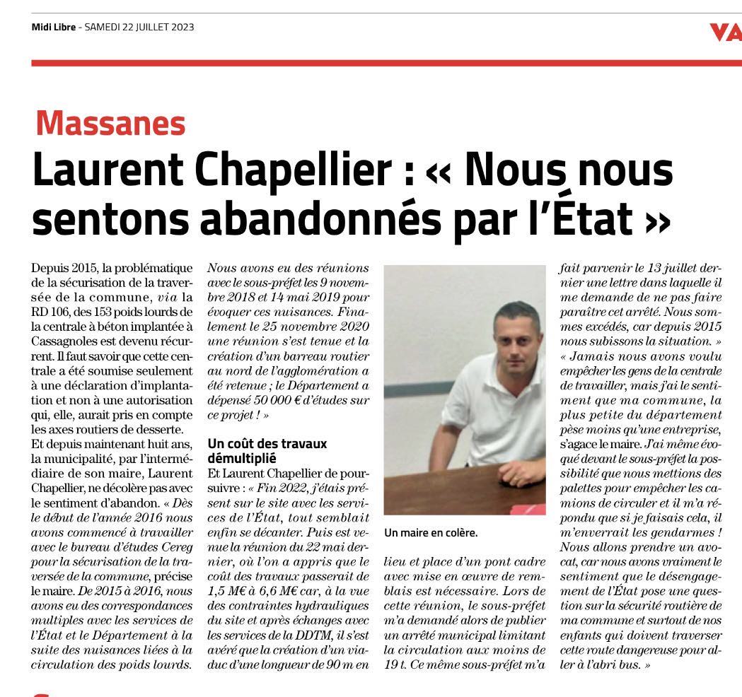 « Nous nous sentons abandonnés par l’Etat » – Midi-Libre